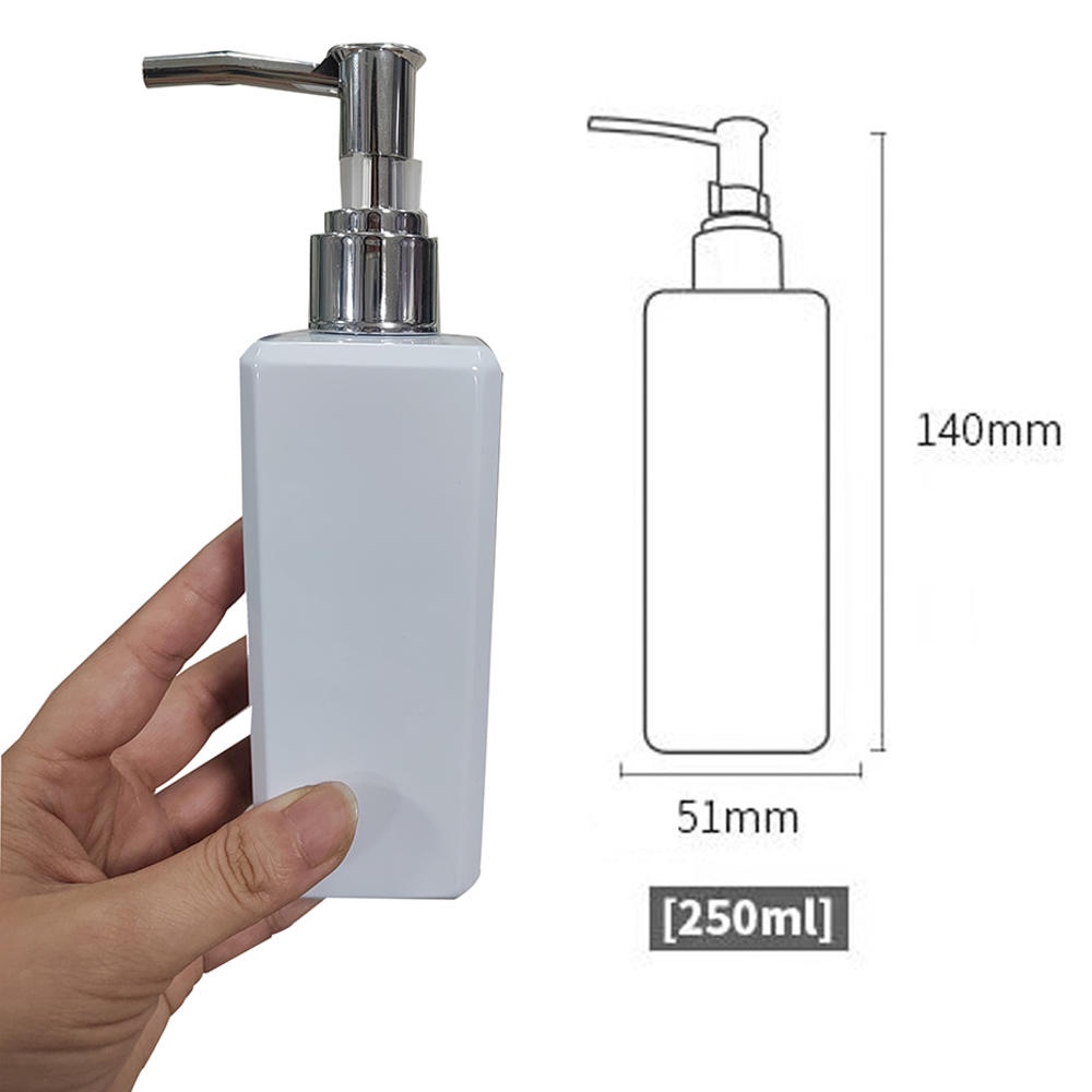 Bình Đựng Xà Phòng Dạng Lỏng Hình Vuông Tiện Dụng Cho Phòng Tắm