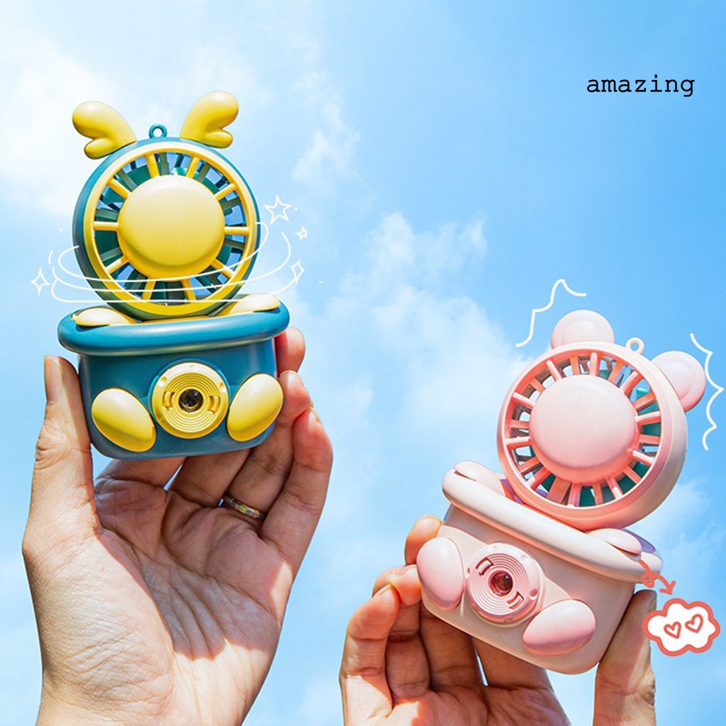 1 Bộ Quạt Cầm Tay Không Dây USB Tự Nhiên Trong Suốt Giúp Tập Trung Và An Toàn