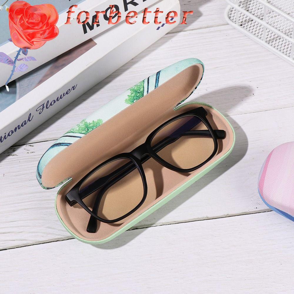 Hộp Đựng Mắt Kính Cầm Tay Bằng Da PU Họa Tiết Hoạt Hình Phong Cách Hàn Quốc Giá Đỡ