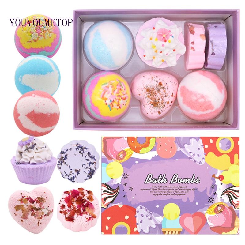 Bom Tắm Hữu Cơ Mini Tự Nhiên Giàu Tinh Dầu Dưỡng Ẩm Thư Giãn Da Khô YOUYO