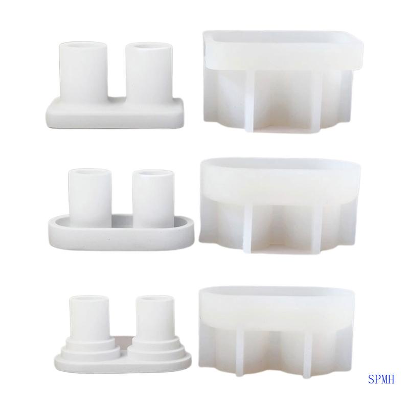 Khuôn Làm Giá Đỡ Son Môi DIY Hình Oval Tiện Lợi