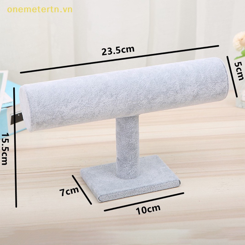 Onemetertn Giá Đỡ Trưng Bày Trang Sức Hình Chữ T Bằng Nhung Chất Lượng Cao