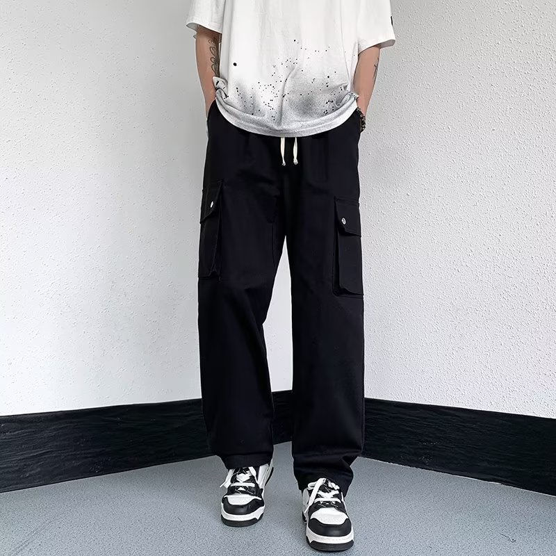 Quần Dài Ống Rộng Phong Cách Đường Phố Mỹ Thời Trang Xuân Hè Cho Nam