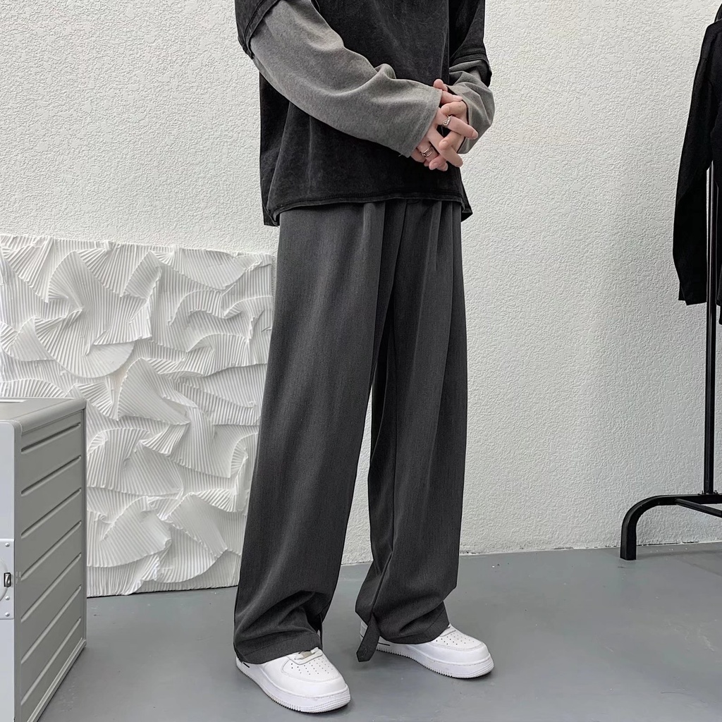 Quần Dài Dáng Suông Phong Cách Thời Trang Hàn Quốc Cho Nam Giới