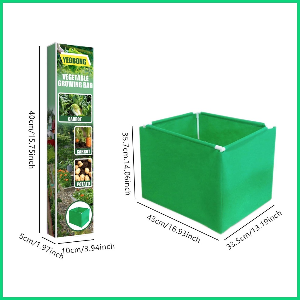 Túi Trồng Cây Bằng Vải Không Dệt Dày Dặn Tiện Dụng Cho Sân Vườn