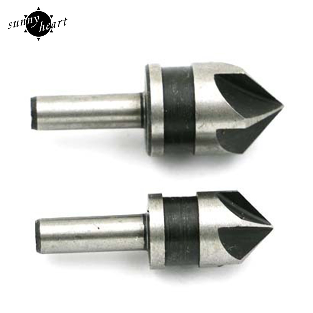 Set 2 Mũi Khoan Hợp Kim 5 Rãnh Xoắn 82 Độ 1 / 4 Chất Lượng Cao