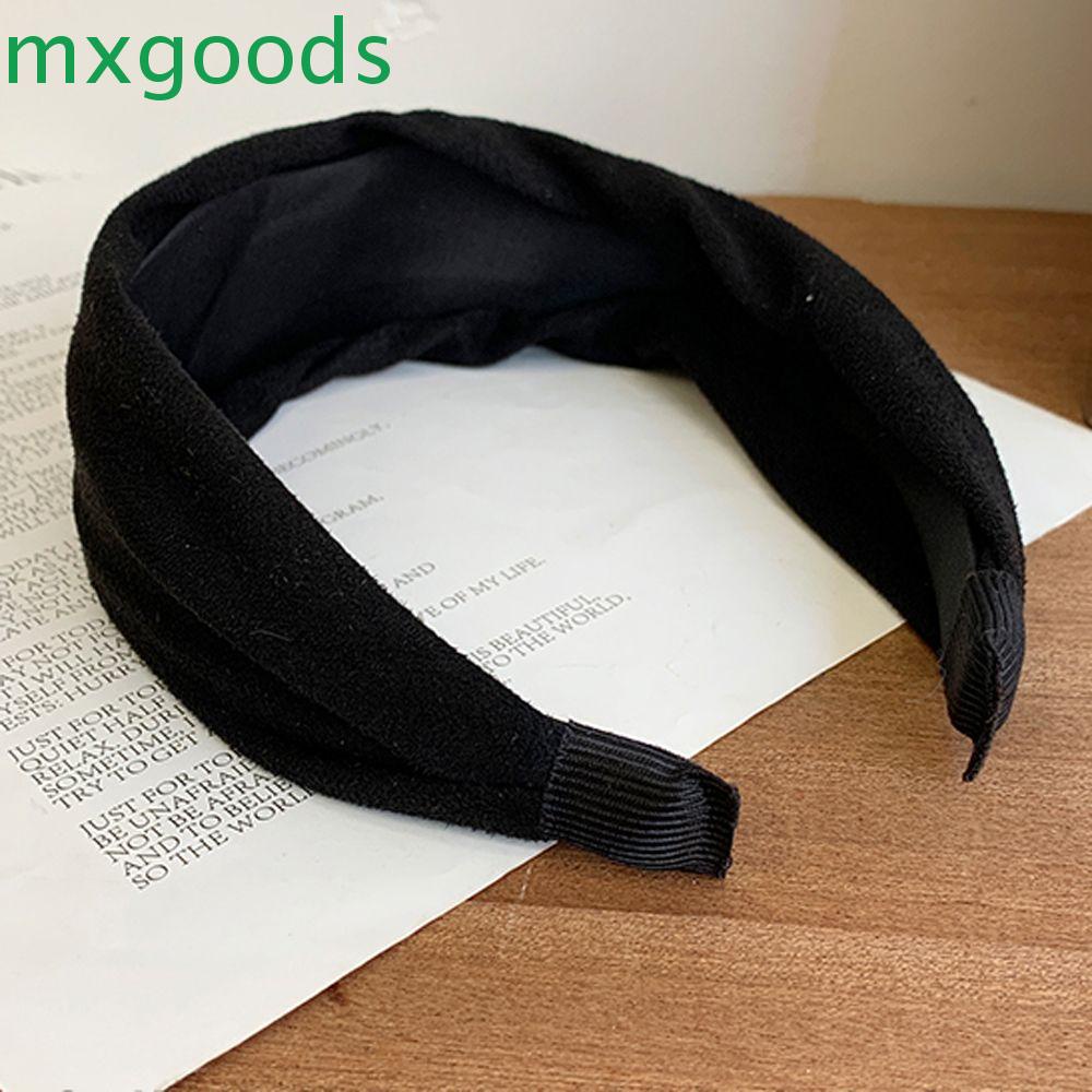 Băng Đô Cài Tóc Bản Rộng Màu Sắc Ngọt Ngào Phong Cách Retro Cho Nữ