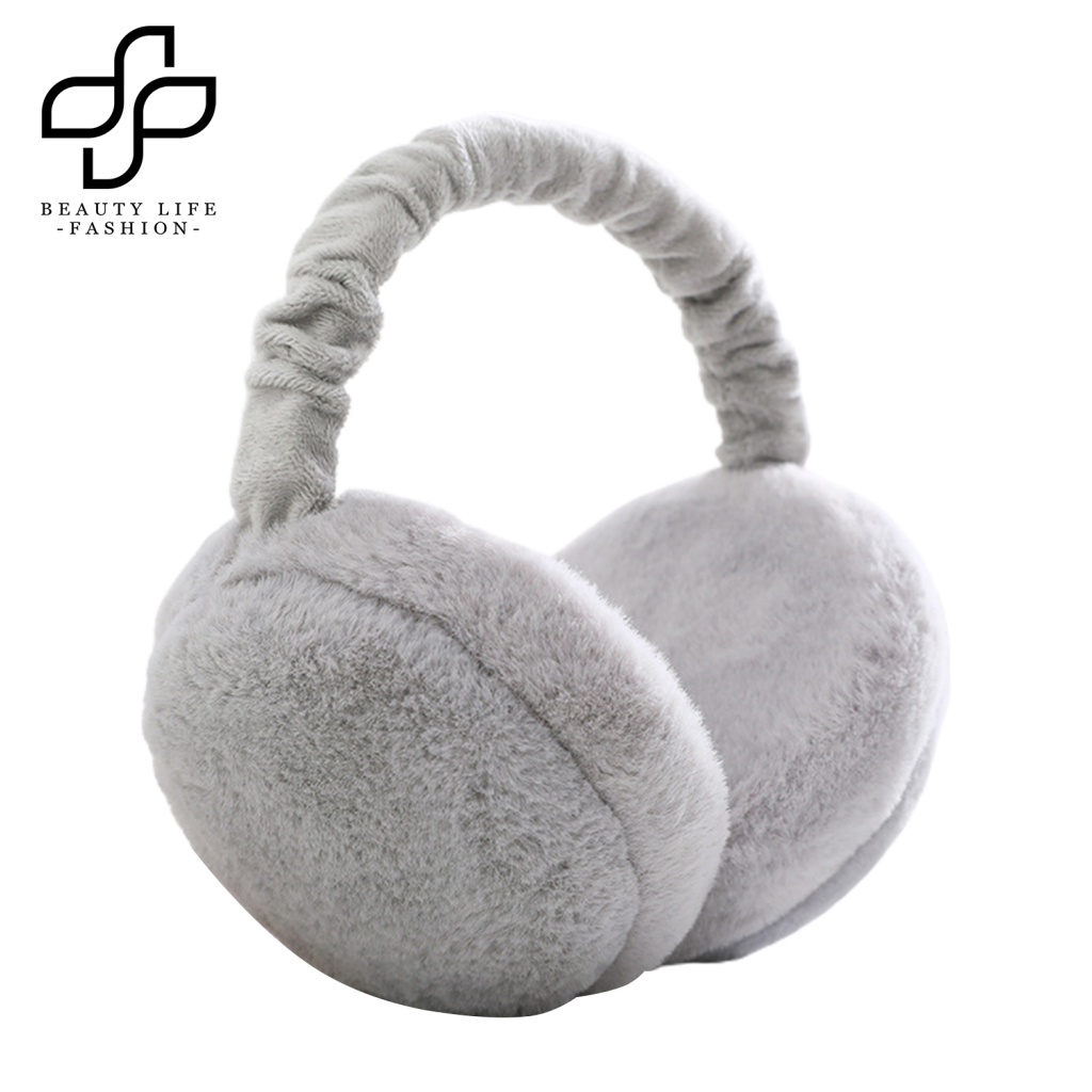 Đệm Nhung Lông Mềm Mại Dày Dặn Màu Trơn Bọc Tai Chống Gió Bảo Vệ Tai Trong Mùa Đông