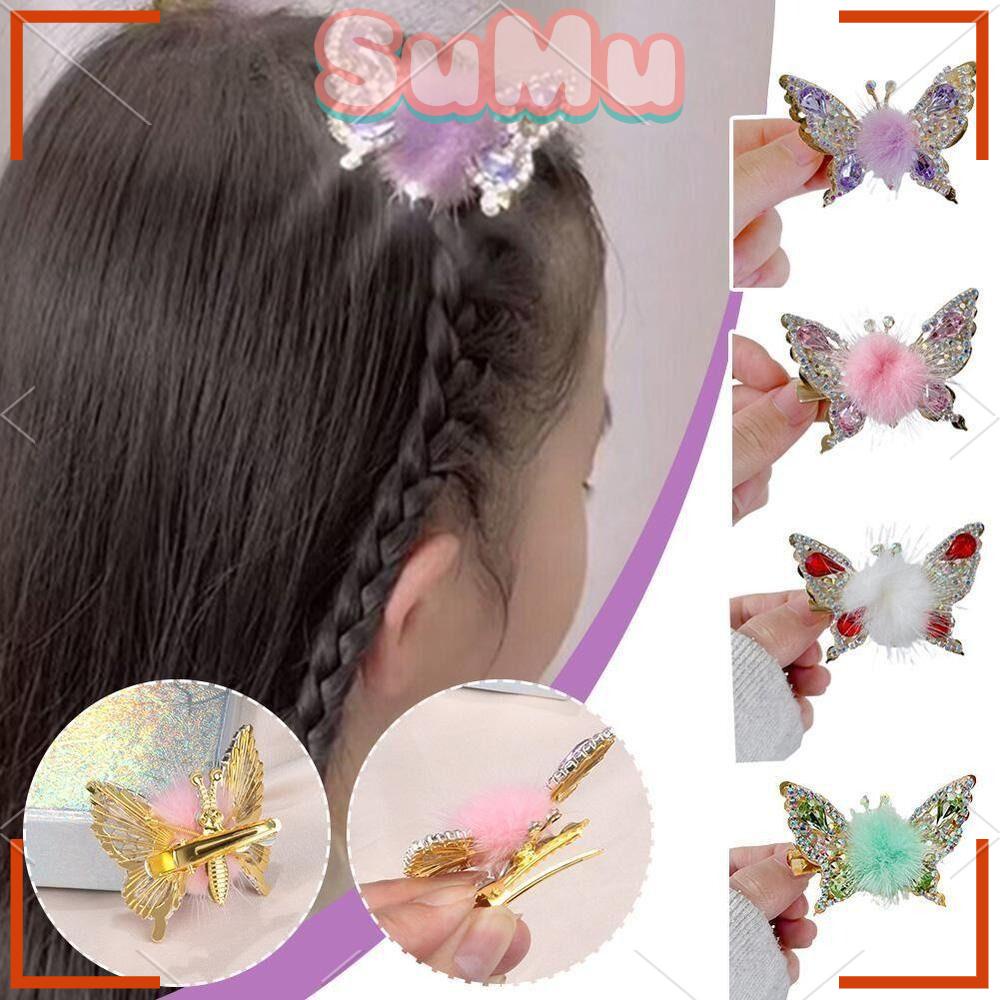 Kẹp Tóc Mỏ Vịt Bằng Kim Loại Kiểu Dáng Đơn Giản Ngọt Ngào