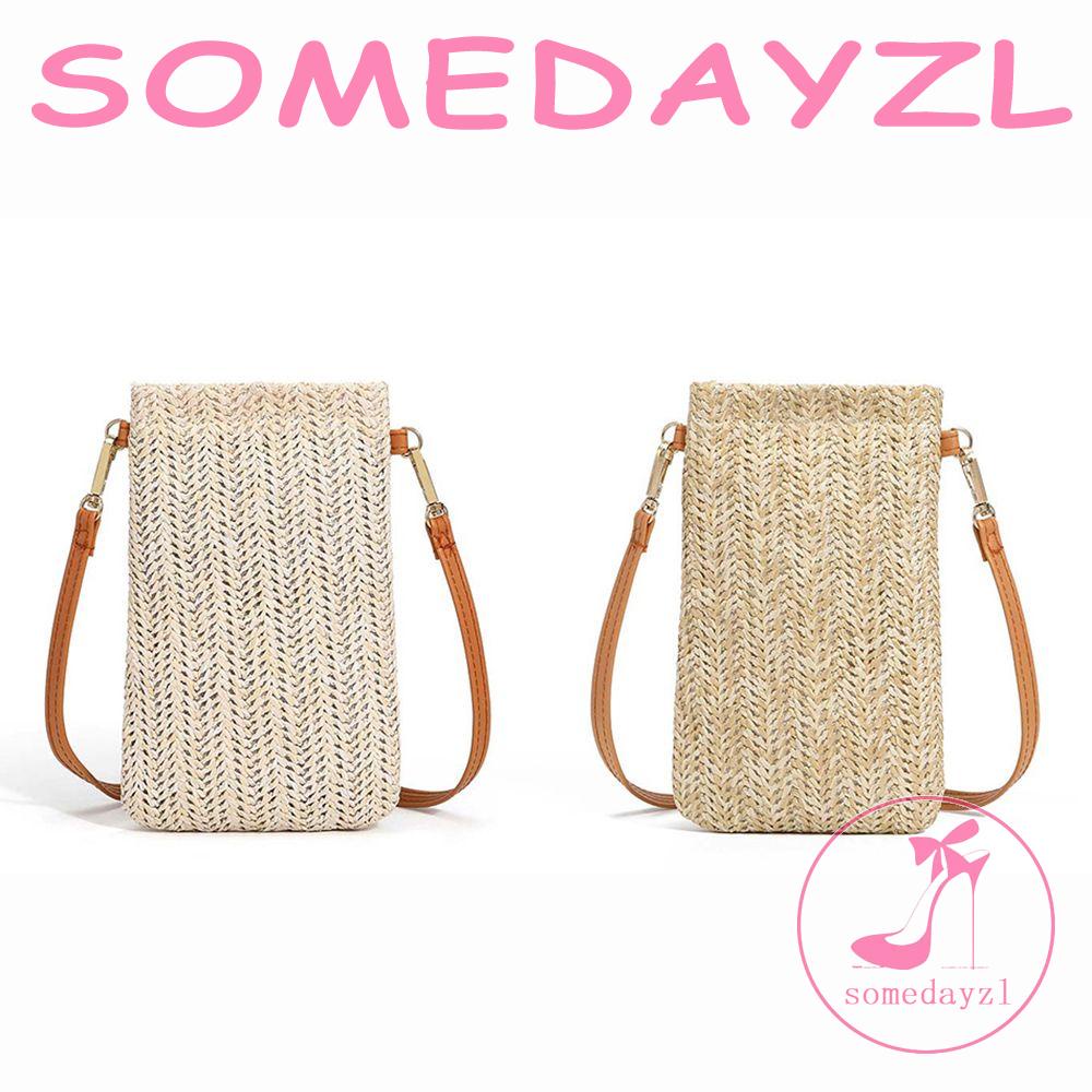 Túi Cói Đeo Chéo Phong Cách Bohemia Thời Trang Mùa Hè Cho Nữ