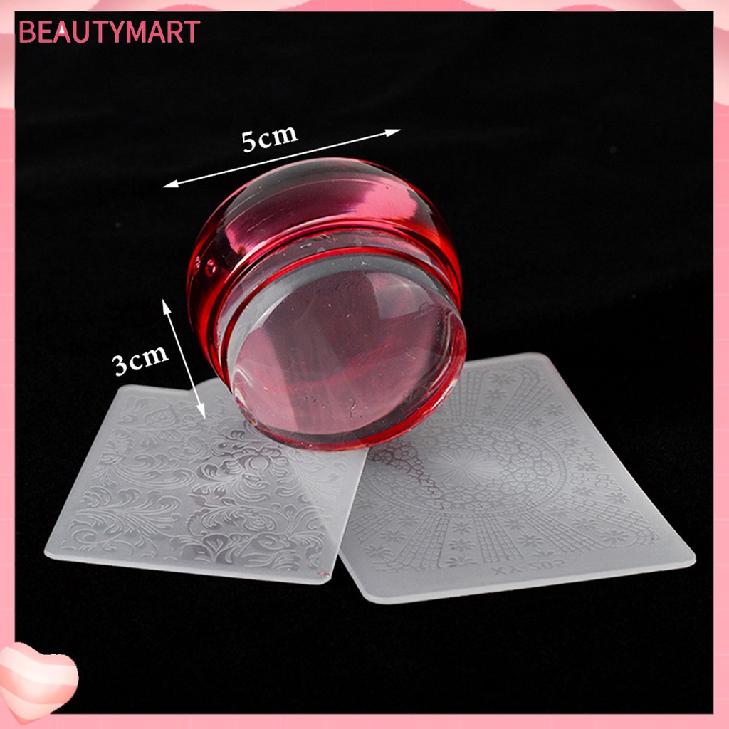 Dụng Cụ Đóng Dấu Trang Trí Móng Tay Nghệ Thuật Tái Sử Dụng Tiện Lợi