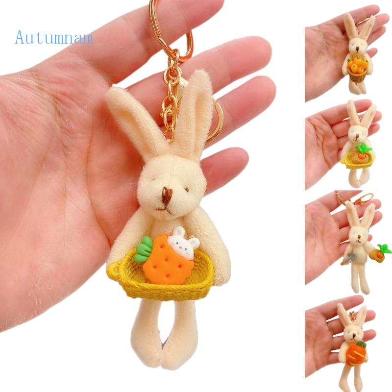 Móc Khóa Hình Thỏ Đeo Ba Lô Dễ Thương