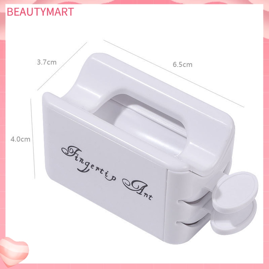 Hộp Đựng Bột Nhúng Trang Trí Móng Tay Hai Ngăn Tiện Dụng