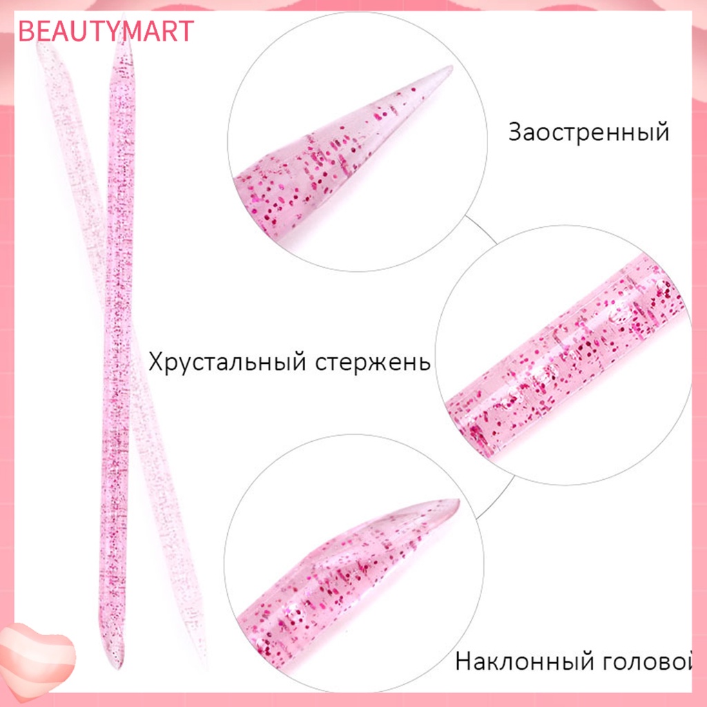 Bộ 50 Cây Bút Hai Đầu Làm Sạch Da Chết Cho Móng Tay / Móng Chân