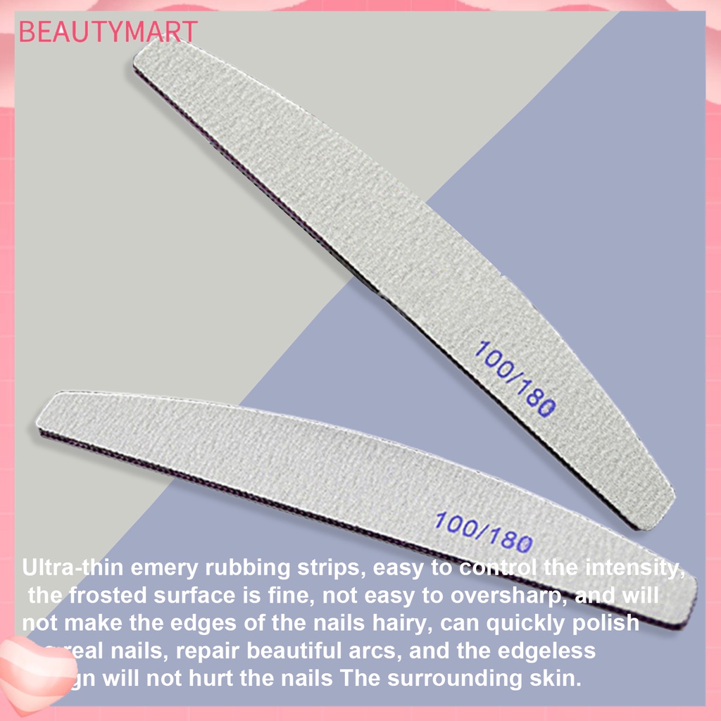 Bộ 25 Cây Dũa Móng Tay Hai Mặt Bằng Acrylic Tự Nhiên