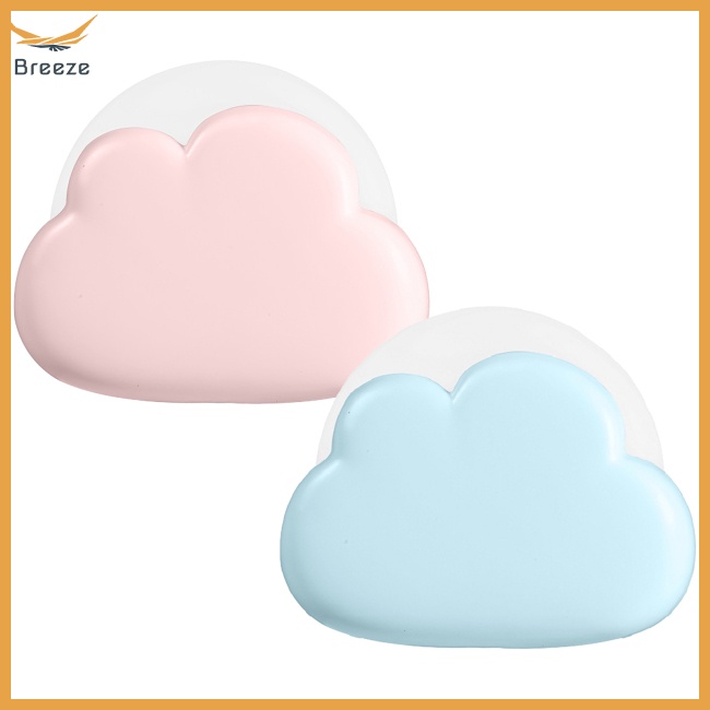 Bộ 2 Đèn Ngủ Led 4 Chế Độ Sạc Usb Hình Đám Mây Dễ Thương Bằng Silicone