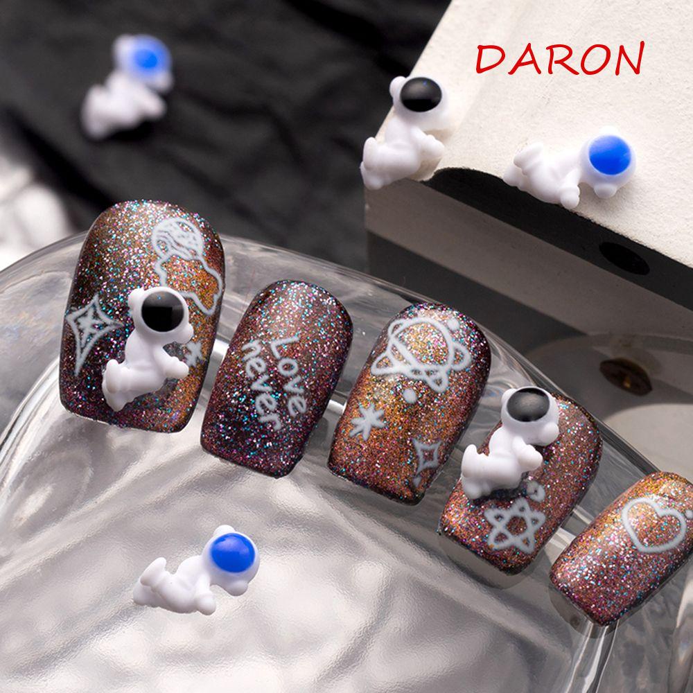 Phụ Kiện Trang Trí Móng Tay Hình Phi Hành Gia Hoạt Hình Dễ Thương DIY