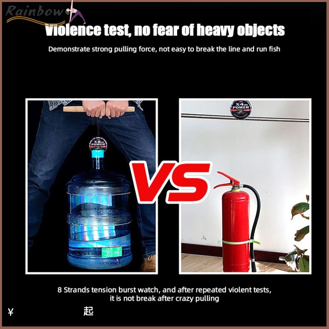 1 Cuộn Dây Câu Cá Bện 4 Sợi 8 Sợi 100m Chất Liệu Pe Siêu Chắc Chắn