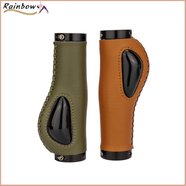 1 Cặp Vỏ Bọc Tay Lái Xe Đạp Leo Núi Bằng Silicone Dẻo Giảm Xóc Thoải Mái