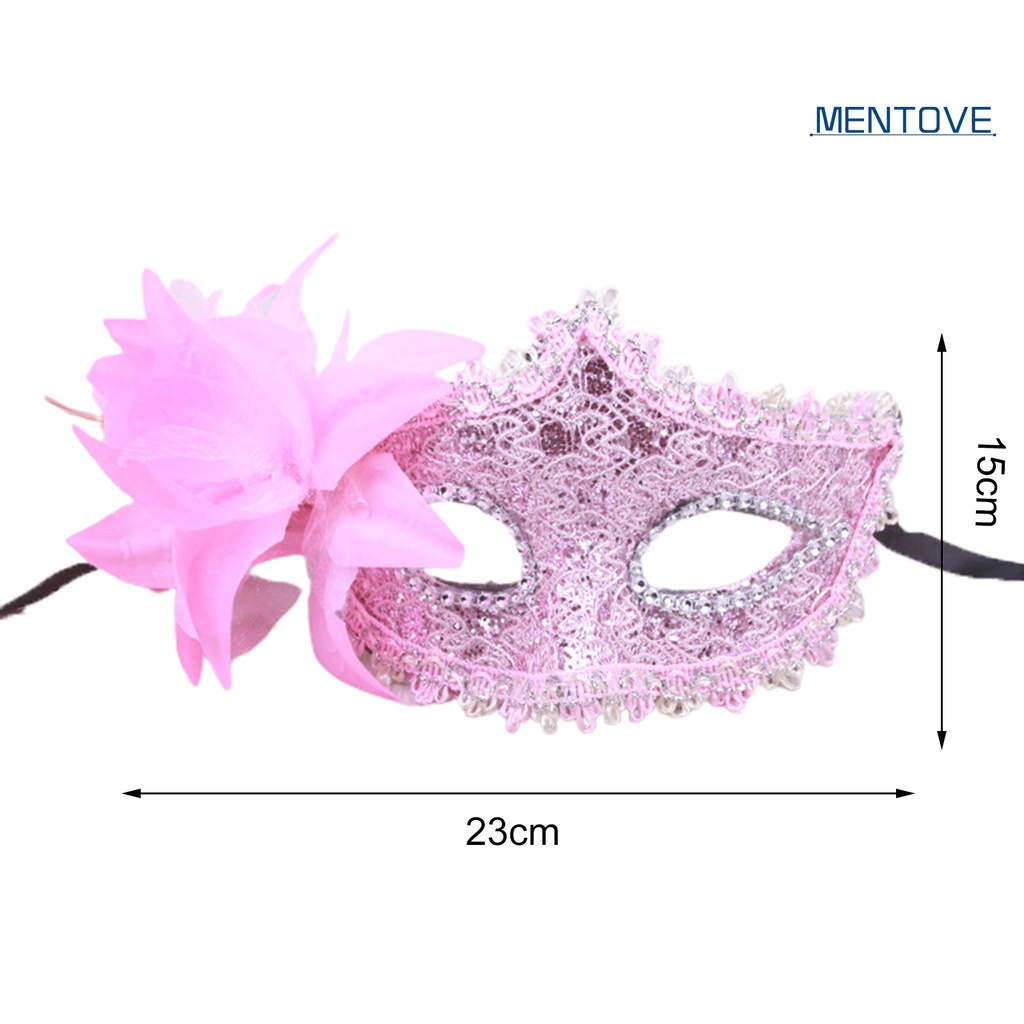 [MT] Mặt Nạ Ren Che Nửa Mặt Hóa Trang Đẹp Mắt Thoải Mái Thanh Lịch Sáng Tạo Đính Đá Venetian Masque Làm Quà Tặng