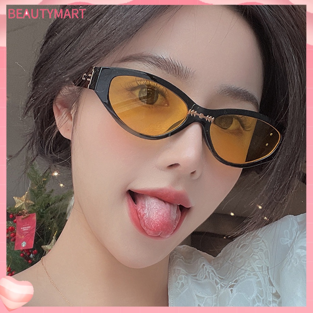 Kính Mát Gọng Oval Chống Tia UV Phong Cách Hip Hop Thời Trang Cho Nam Và Nữ