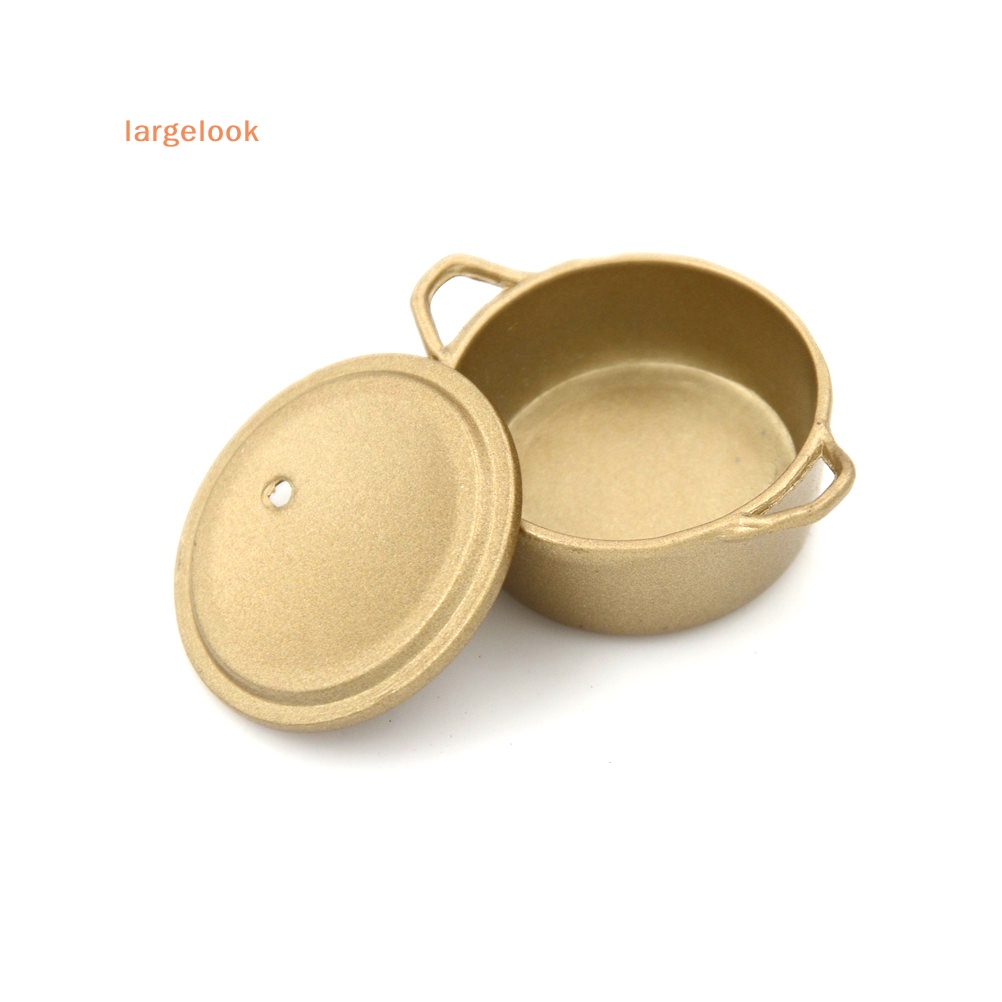 Nồi Hầm Thức Ăn Bằng Kim Loại Tỉ Lệ 1: 12 Trang Trí Nhà Búp Bê