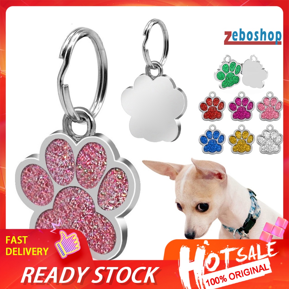 Thẻ ID Hình Dấu Chân Cún Trang Trí Cho Leo Núi / Cún Cưng