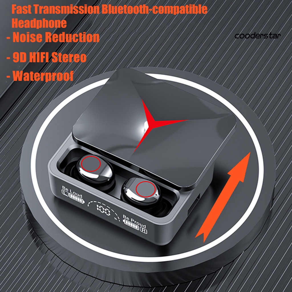 1 Cặp Tai nghe không dây Kèm Hộp Sạc Có Màn Hình LED Hiển Thị Âm Thanh Nổi Ổn Định Chơi Game