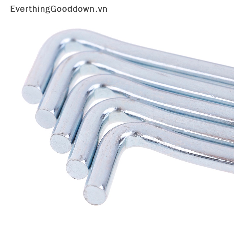 Everthinggooddown Bộ 5 Cọc Kim Loại Cứng Cắm Lều Cắm Trại Chịu Được Sức Nặng