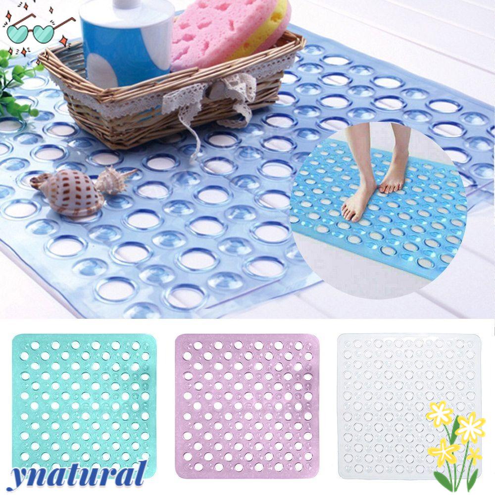 Thảm Mát Xa Lỗ Thoát Nước Chống Trượt Hình Vuông Cho Nhà Tắm