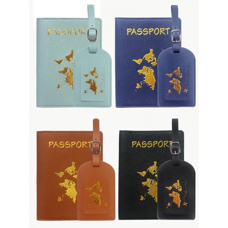 Thẻ Ghi Thông Tin Hành Lý Bằng Da PU Đa Năng Cho Nam / Nữ