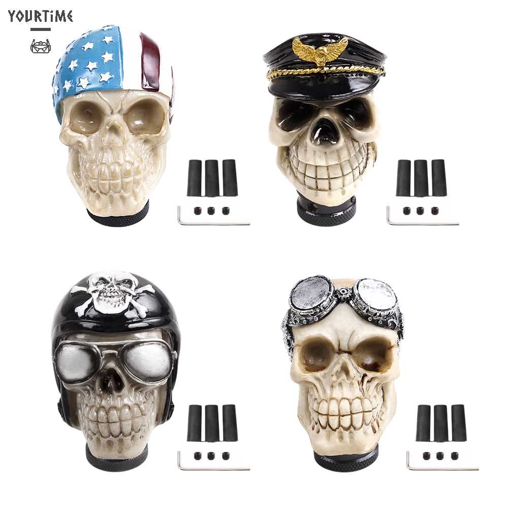 Đầu Cần Gạt Số Xe Hơi Hình Đầu Lâu Sáng Tạo Cá Tính