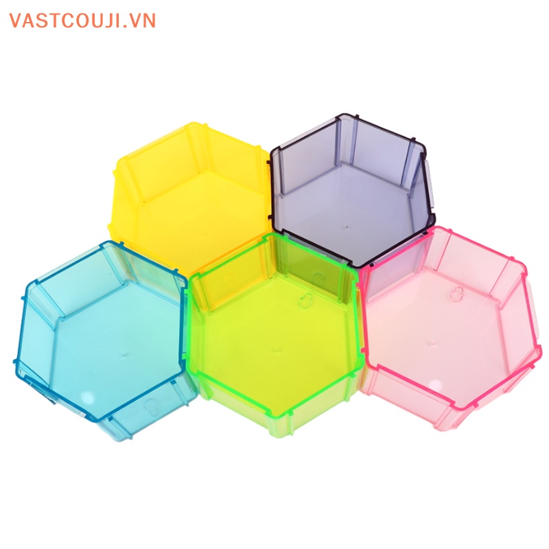 Hộp Đựng Mô Hình VASTJI Lục Giác Trong Suốt Dùng Trưng Bày DIY