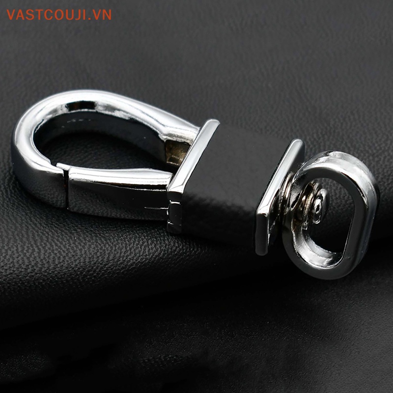 Móc Chìa Khóa Da Vnstji Dán Kim Loại Thời Trang