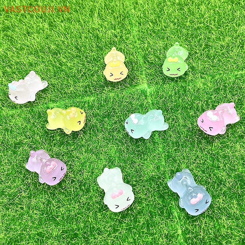Bộ 10 Đồ trang trí VASTJI anime Bằng Nhựa resin Phát Quang Trang Trí DIY