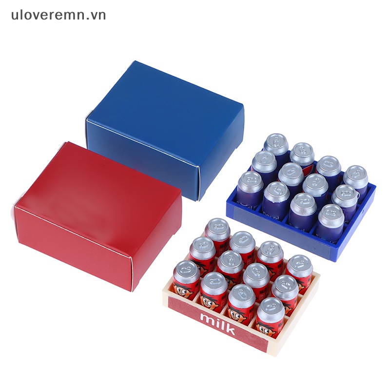 Mô Hình Hộp Nước Uống Trong Siêu Thị Mini Tỉ Lệ 1: 12 Trang Trí Nhà Búp Bê