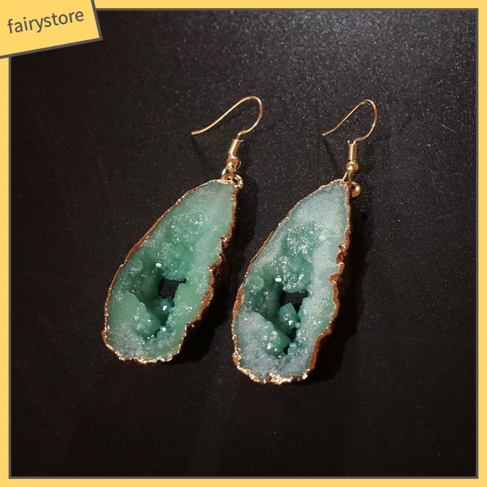 Bông Tai Hình Giọt Nước Đính Đá Sáng Tạo Dành Cho Nữ