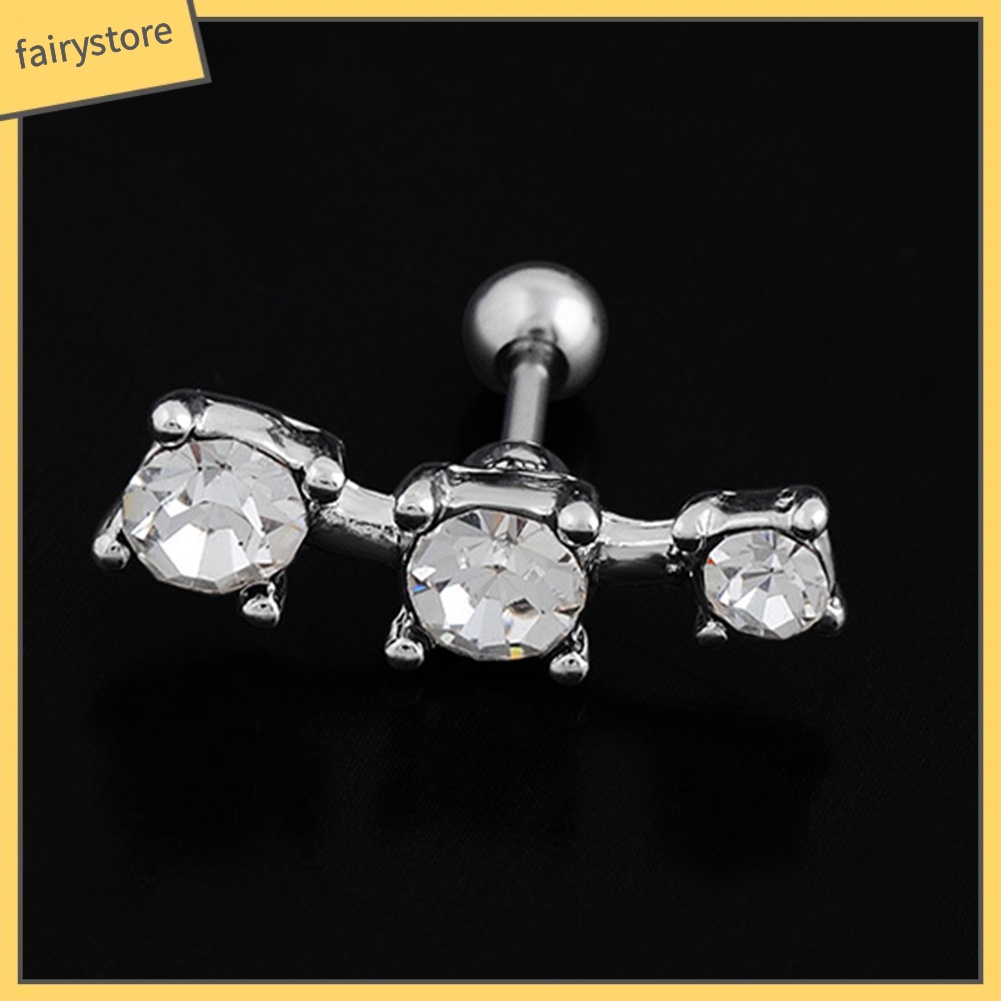 1 Khuyên Tai Thanh Tạ Đính Đá Zircon Thời Trang