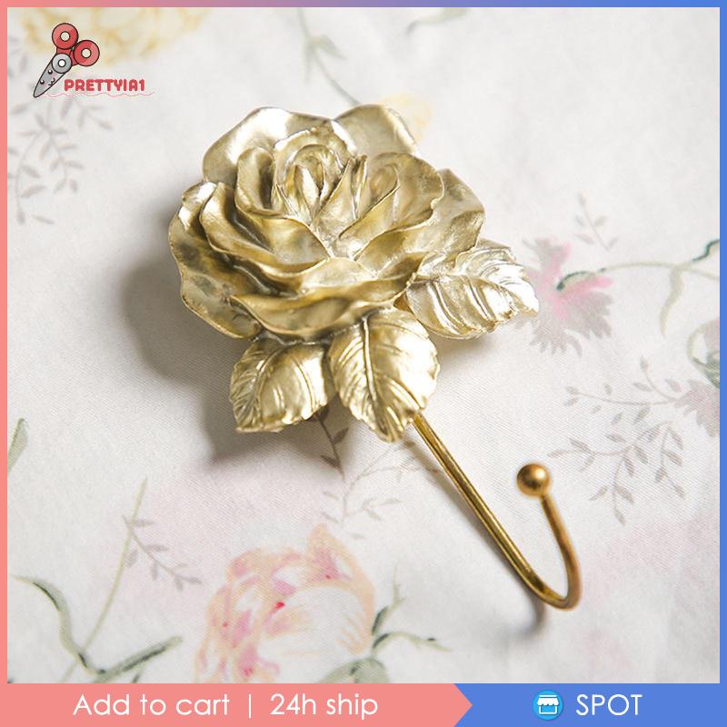 [Prettyia1] Móc Treo Túi Xách Hình Hoa Hồng Phong Cách Châu Âu Hiện Đại