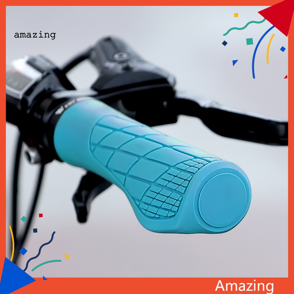 1 Cặp Vỏ Bọc Tay Lái Xe Đạp MTB Bằng Cao Su Mềm Chống Sốc Chống Trượt