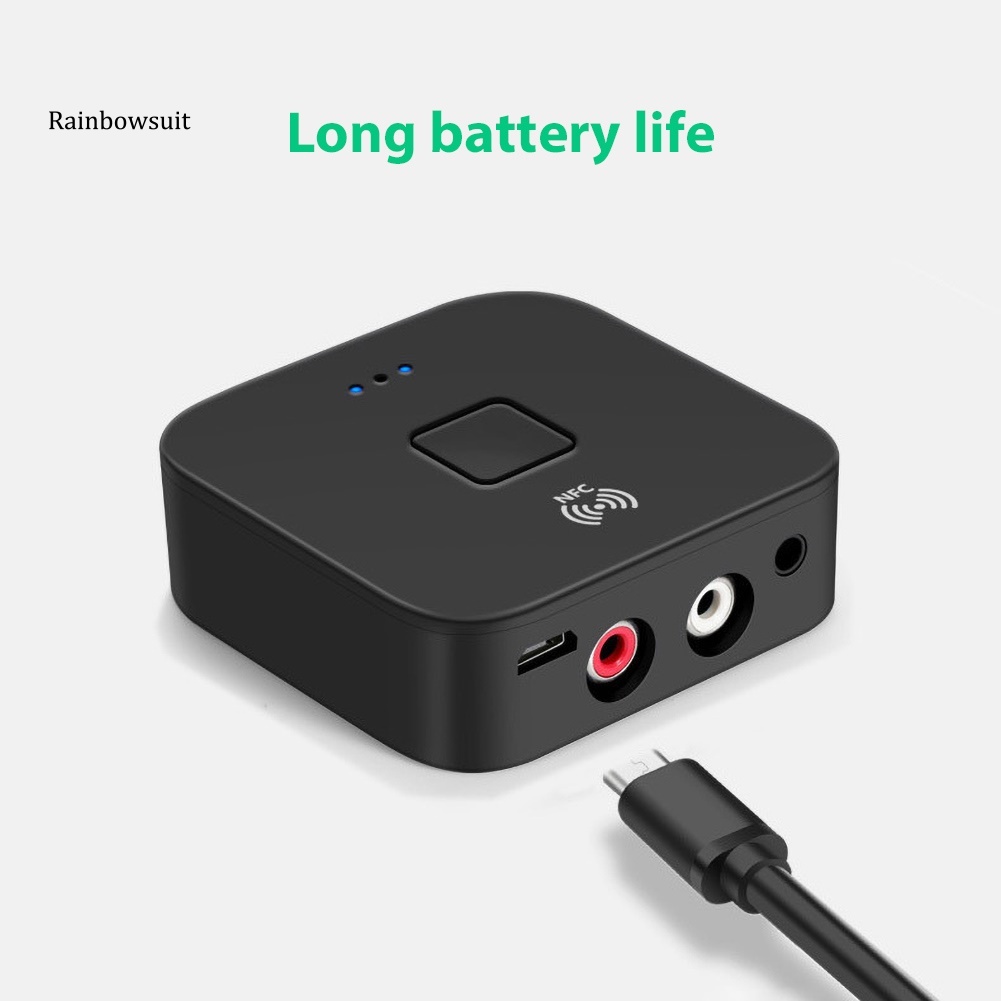 Thiết Bị Nhận Tín Hiệu Âm Thanh Bluetooth 5.0 Không Dây NFC AUX RCA Jack 3.5mm