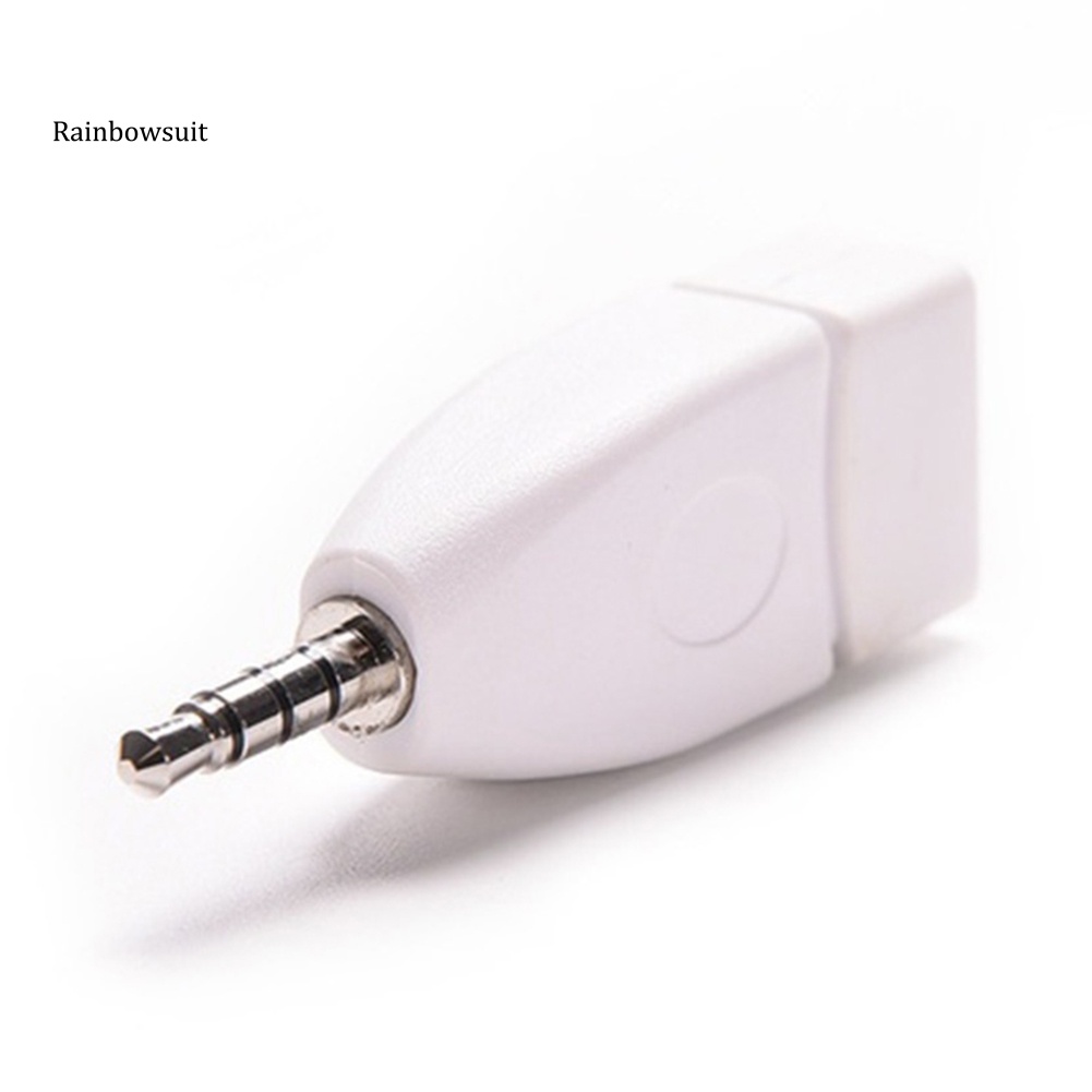 Đầu Chuyển Đổi Giắc Cắm Âm Thanh Aux 3.5mm Sang Cổng USB 2.0 Chuyên Dụng Cho Xe Hơi