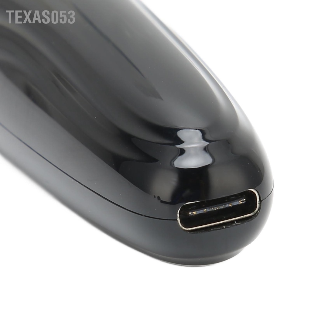 Texas053 Dụng cụ uốn mi làm nóng Làm nhanh USB bằng điện có thể sạc lại với màn hình LED