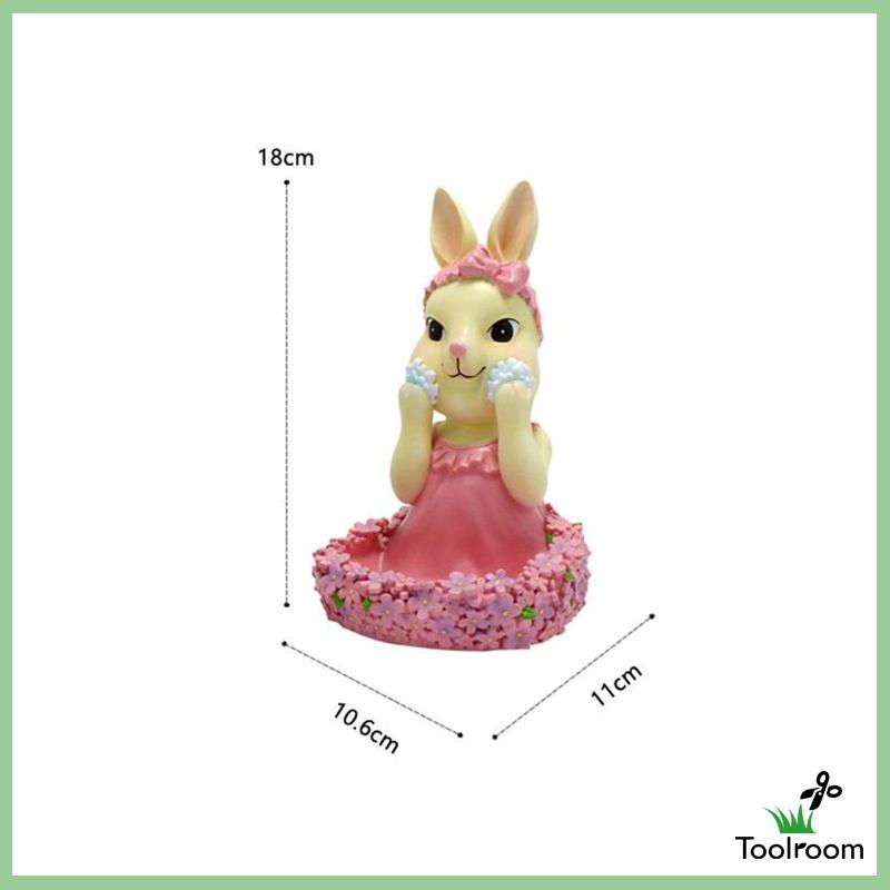 Khay Đựng Trang Sức Hình Thỏ Bằng Nhựa Resin Hiện Đại Cho Phòng Khách / Văn Phòng