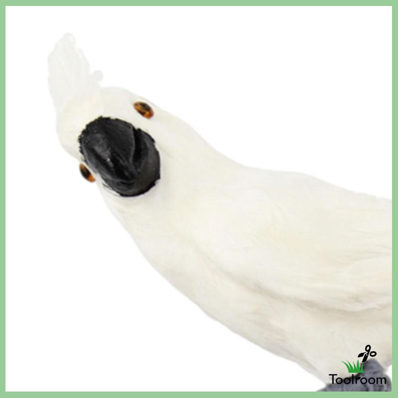 Mô Hình Chim Vẹt Nhân Tạo Sống Động Như Thật Kích Thước 60cm Trang Trí Tiệc Ngoài Trời