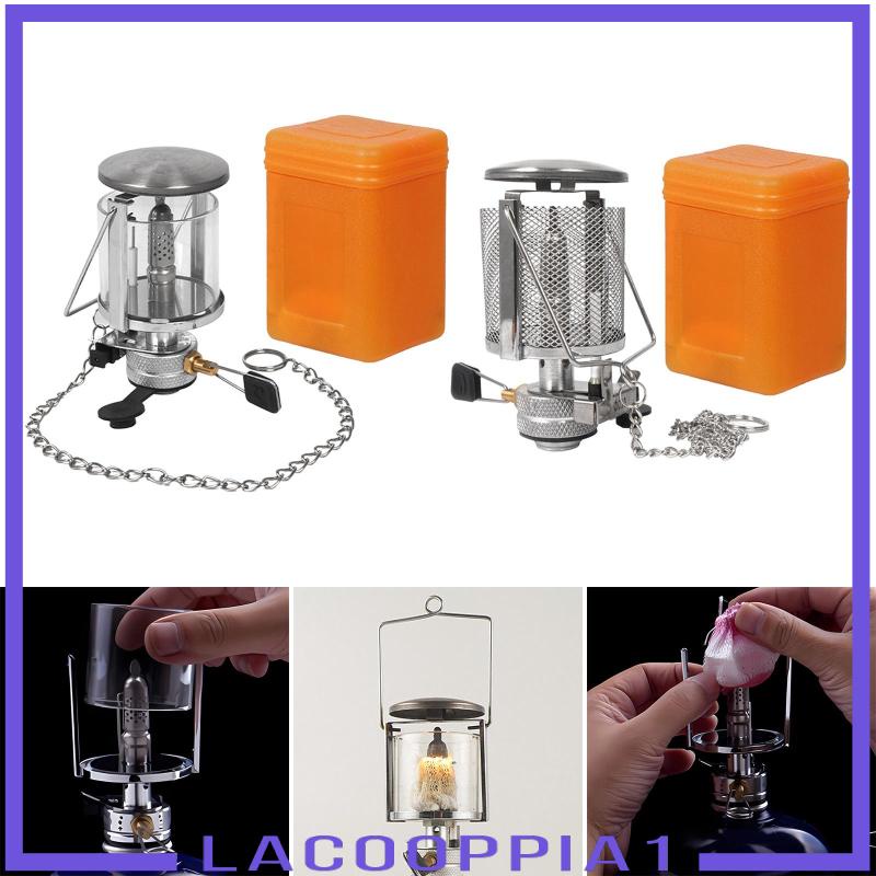 Đèn Lồng Gas Nhỏ Gọn Tiện Lợi [Lacooppia1] Dùng Khi Đi Cắm Trại / Câu Cá / Trekking