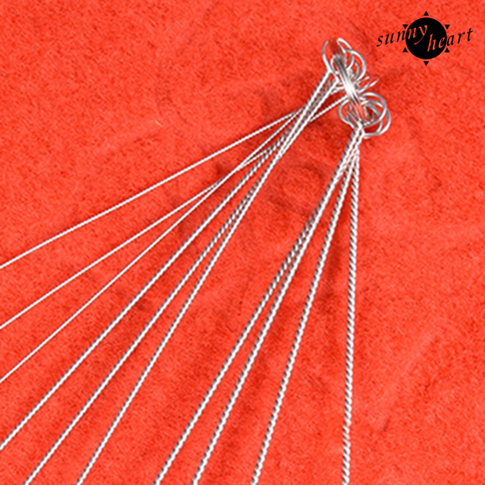 Set 10 Cọ Vệ Sinh Đa Năng Bằng Thép Không Gỉ Tiện Dụng