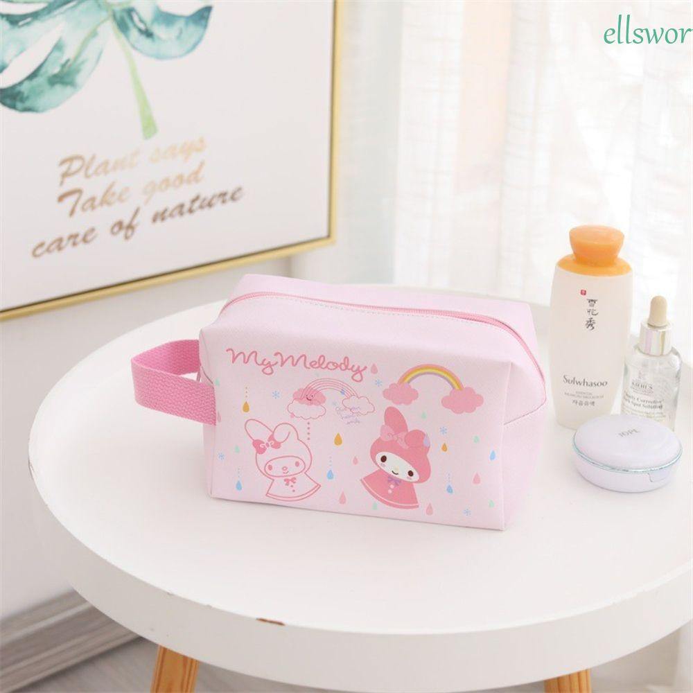 Túi Đựng Bút Chì Đa Năng Bằng Da PU In Hoạt Hình Shinchan My Melody Kulomi Dễ Thương