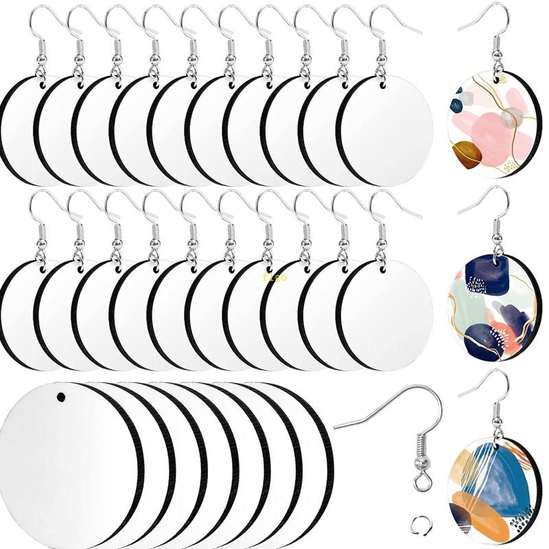 Set 30 Bông Tai Dạng Chuỗi Tròn Hai Mặt Chịu Nhiệt DIY Cho Nữ