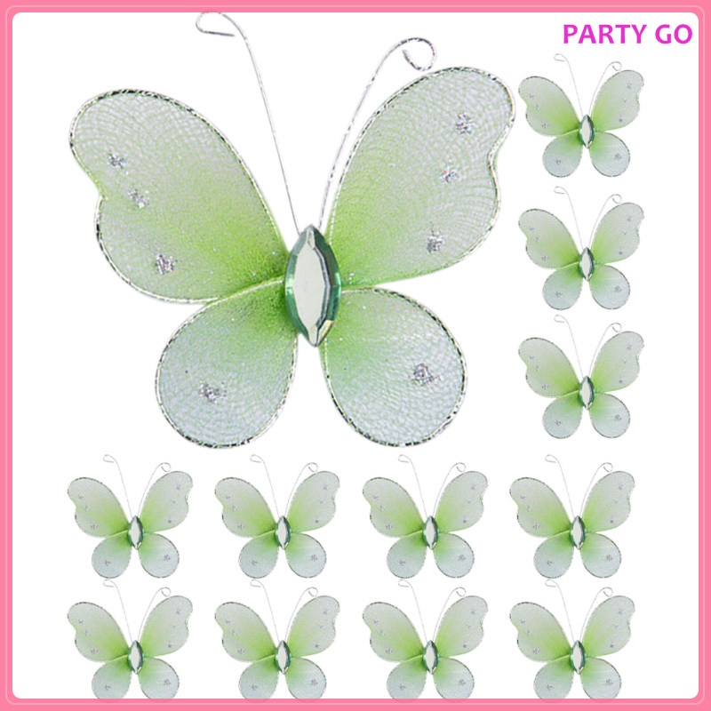 Bộ 12 Bươm Bướm Trang Trí Tiệc Cưới